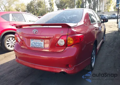 2009 Toyota Corolla S from USA, damaged, VIN 1NXBU40E59Z080882